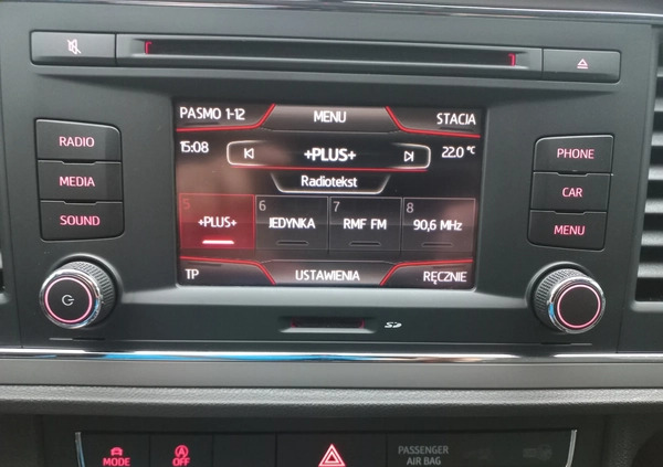 Seat Leon cena 64700 przebieg: 95765, rok produkcji 2015 z Włoszczowa małe 742
